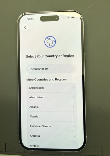 Geniune apple iphone blue - 15,