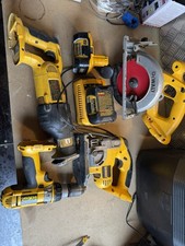 Dewalt 18v XRP Job Lot Li-Ion Recipsaw, Drill, Jigsaw, Panel Saw Charger & Batts