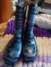 Bnwt Pavers Faux Fur Lined Short Wellington Boots Sz Uk 5