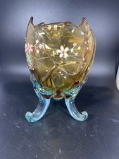 Webb Enameled Glass Floral