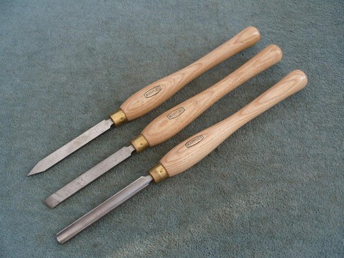 Set three wood turning - of,