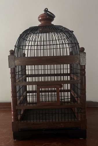 Large wooden mahogany hanging - wooden,