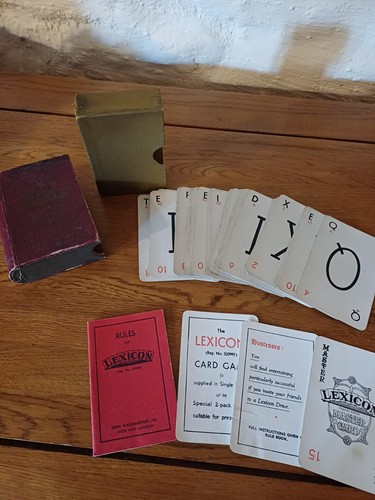 Vintage 1930 lexicon - vintage, card