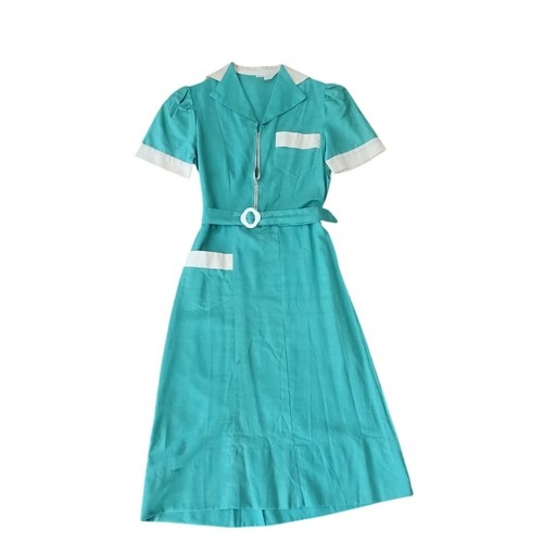 Vintage 1940s uniform dress - uniform,