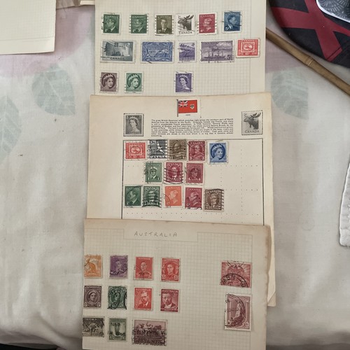 Worldwide stamps seen - stamps., as