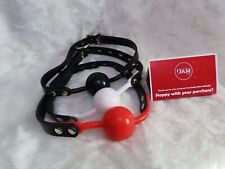 Silicone Ball Gag Bondage Fetish Role Play Restraint Couple Sex toy, 3 colours