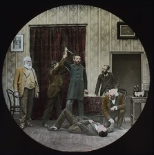 Photo VICTORIAN SOCIAL HISTORY / TEMPERANCE NO18 PUB C1890 Magic Lantern Slide