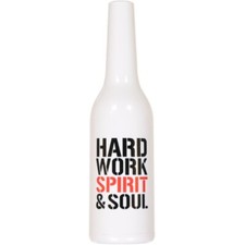 New European Bartender School Hard Work Spirit & Soul Flair Bottle