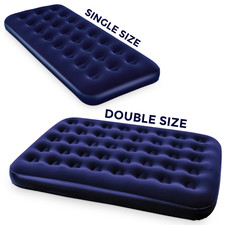 Bestway double single flocked - double,