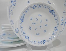 NEW 12-pc Corelle PROVINCIAL BLUE DINNERWARE SET Dinner Bread PLATES 18-oz BOWLS