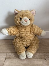 Vintage Bear Factory Ginger Tabby Cat Plush 15.5” Soft Toy Collectible Plush 