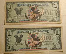 TWO  ONE DOLLAR VINTAGE DISNEY