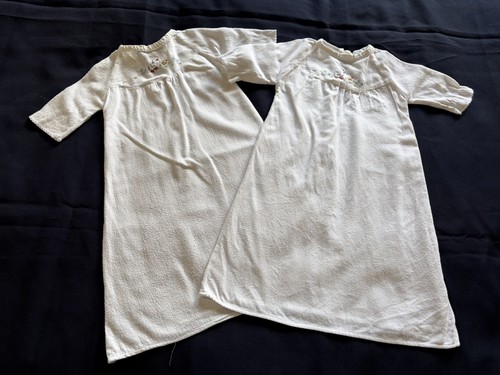 Two vintage baby white cotton - baby,