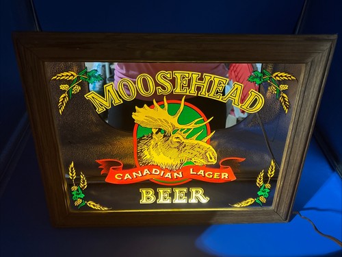 Moosehead canadian lager glass - moosehead,
