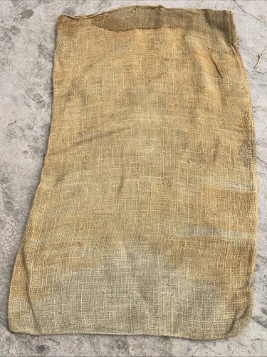 Vintage old potatoes burlap - potatoes,