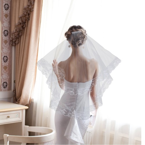 Halloween veil wedding - veil, bridal