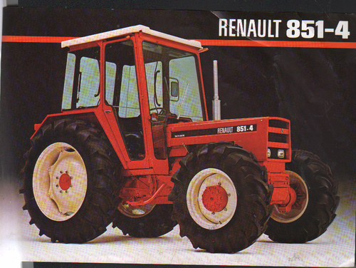 Renault 851 tractor - renault, "851-4"