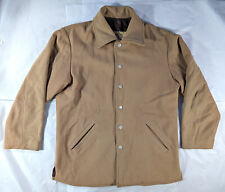 Vintage Robe by Blue Mountain - Camel Snap Front Coach Jacket - S/ M - Wool Mix