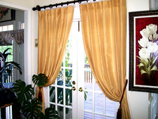 Custom-made Pleated 100% Silk