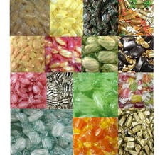 SUGAR FREE SWEETS | Boiled Hard Toffees Chews Wrapped | Large choice