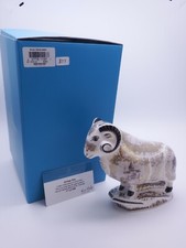 ROYAL CROWN DERBY LIMITED EDITION HERITAGE RAM PAPERWEIGHT 377/1000