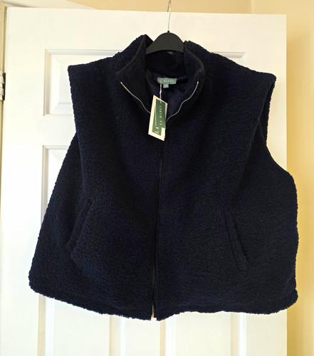 Marey womens navy fleece - la,