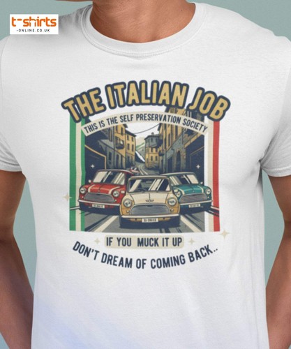 Italian job shirt retro - job, |