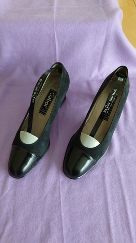 Gabor black mixed - mixed, suede