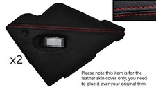 Red stitch centre console side - stitch,