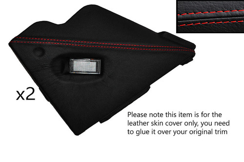 Red stitch centre console side - stitch,