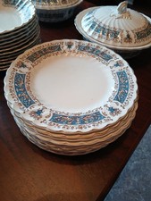 12x Myott Rialto Blue Luncheon