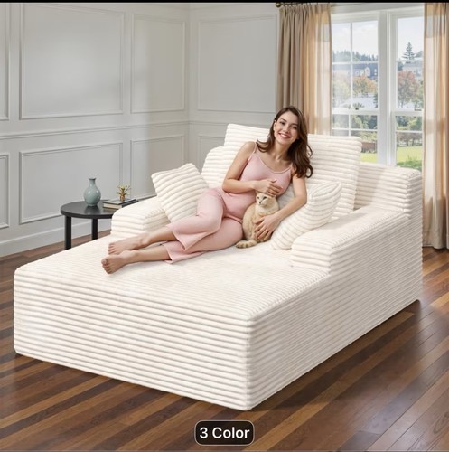 Oversized chaise lounge - chaise, chair