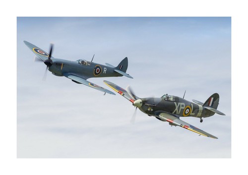 Spitfire hurricane 1 a4 - &,