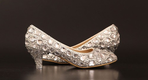 Bling high heel crystal