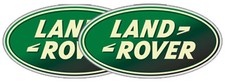 Land rover logo decals full colour, pair 90mm wide for land rover, 4x4 off road