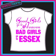ESSEX GIRLS WOMENS LADIES LADY FIT T SHIRT 