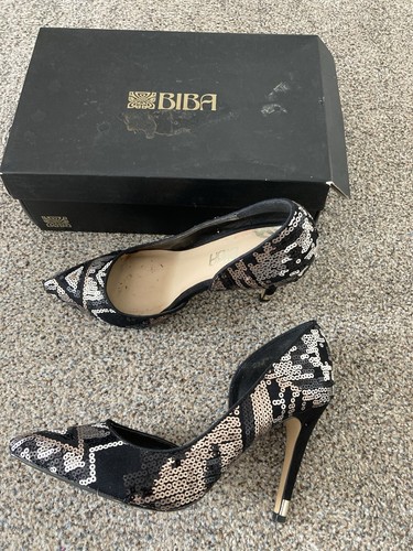 Biba open court shoes black - open,