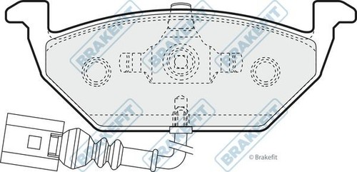 Apec front brake - front, pad