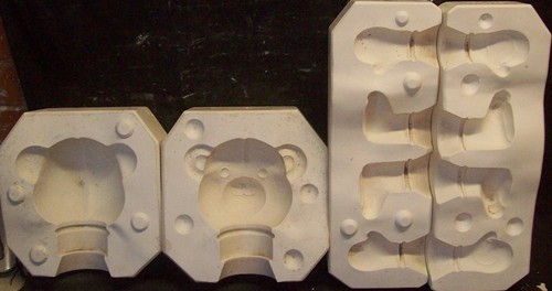 Ceramic mold molds bear doll - mold,