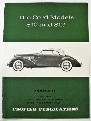 Cord models 810 and 812 - cord,