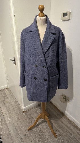 Ladies blue wool double - blue,