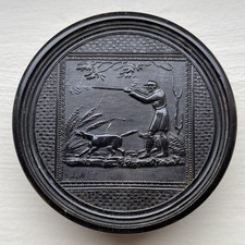 Antique Horn Snuff Box