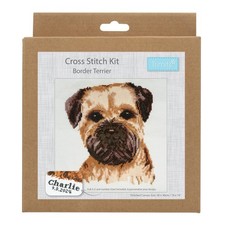 Border Terrier Dog Cross Stich