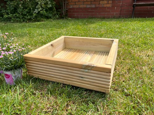 Wooden outdoor planter box - wooden,