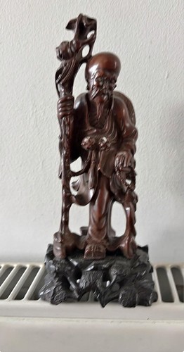Chinese hand carved wooden - carved,
