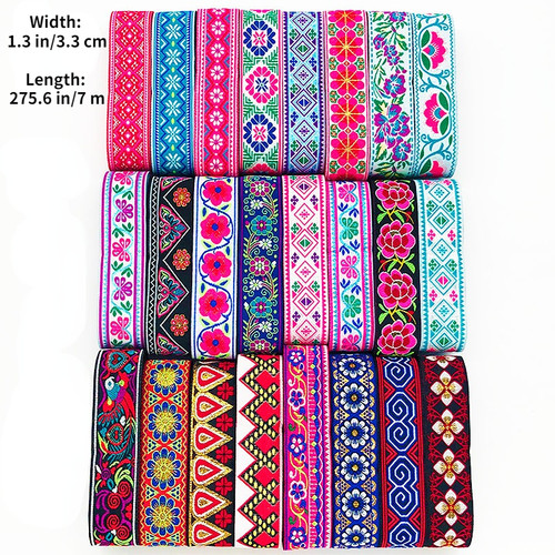 Floral embroidery jacquard - embroidery,
