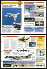 Victor (Bomber) #50 Warplanes 1950-70s Aircraft Of The World Fold-Out Card