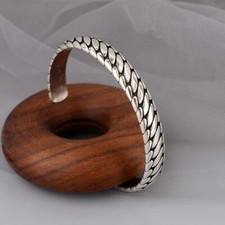 Mens Vintage Open Bangle 925