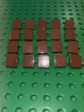 LEGO TILE 1x1x2/3 SLOPED 31° - REDDISH BROWN - PACK OF 20 / PN 54200 SET 10182