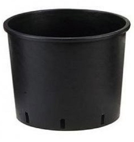 Black plant pot outdoor garden - black,